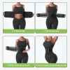 Women's waist training device Neoprene sauna sweat training belt waist shaping belt (black) XL size - default
