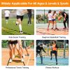 Speed Agility Training Equipment Set For Pro Beginner Including Cones Parachute Stakes Hurdles 19.68FT Ladder - Yellow+Orange