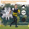 Speed Agility Training Equipment Set For Pro Beginner Including Cones Parachute Stakes Hurdles 19.68FT Ladder - Yellow+Orange