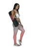 Breathable and Portable Yoga Mat Bag with Adjustable Shoulder Straps - Black
