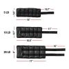 Adjustable Wrist/Ankle Weights, 10-Pound Pair (20 lb total) - Black