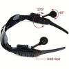 UV Resistant Sport Sunglasses with Wireless Headset Enhance Outdoor Experience - Coated Yellow Lens