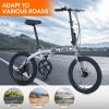 20" Folding City Bike Aluminum Frame 8 Speed Folding Bike - as Pic