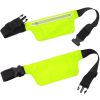 Unisex Sport Waist Pack Running Belt Bag Pouch Adjustable Bounce Free Sweat-Proof Lightweight Slim - Green