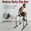 Power Tower Dip Station Pull Up Bar Stand Adjustable Height Heavy Duty Multi-Function Fitness Training Equipment - as Pic