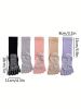 Nonslip Yoga Socks Ideal for Pilates Dance Indoor Sports - Grey - one-size