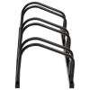Bike Rack for 3 Bikes Black Steel - Black