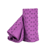 The Anti-Skid Hot Yoga Towel - Sweat Absorbent, Non-Slip Bikram, Kundalini, Hot Yoga Mat Size Towel with Grip Dots - Dark Purple
