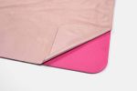 Yoga Mat Towel with Micro-Fiber Slip-Resistant Fabric - Salmon Pink