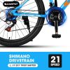 A26299 Rycheer 26 inch Mountain Bike Bicycle for Adults Aluminium Frame Bike Shimano 21-Speed with Disc Brake - as Pic