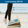 Household Fitness 4-Level Adjustable Incline Stretch Board with Anti-Skid Surface - As pic show - Yoga Supplies