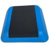 16in Square Aerobic Step Platform with 4 Risers Adjustable Exercise Fitness Workout Stepper,Blue and Green - as Pic