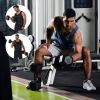 (Total 44lbs, 22lbs each) Weights dumbbells set, Dumbbells for for Men, Women - Vinyl Dumbbell Set for Gym, Home Workout. Pair, black - as pic