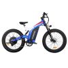 AOSTIRMOTOR 26" 1500W Electric Bike Fat Tire P7 48V 20AH Removable Lithium Battery for Adults S17-1500W - as Pic