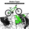 A24299 Rycheer Elecony 24 inch Mountain Bike Bicycle for Adults Aluminium Frame Bike Shimano 21-Speed with Disc Brake - as Pic
