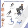 Exercise Equipment Foldable Core Abdominal Trainer - Purple & White - Exercise Machines