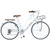 7 Speed, Aluminium Alloy Frame, Coffee Cup Holder ,Multiple Colors 26 Inch Ladies Bicycle - as Pic