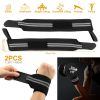 2PCS Wrist Straps 15" Adjustable Unisex Wrist Support Braces with Thumb Loops - Gray