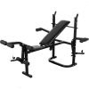 Folding Weight Bench Dumbbell Barbell Set Home Gym - 270166