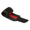 2PCS Wrist Straps 15" Adjustable Unisex Wrist Support Braces with Thumb Loops - Red