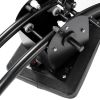 440LBS Deluxe ab machine Folding abdominal crunch coaster Max ab workout equipment for home workouts with Kettlebell style resistance block,black - as