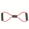 8-shaped Yoga Elastic Tension Band For Men Women Home Gym Pilates Fitness, Arm Back Shoulder Training Resistance Band, Yoga Stretch Belt - Blue