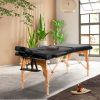 Portable Adjustable Facial Spa Bed with Carry Case - black