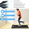 2-in-1 Under Desk Folding Treadmill Foldable Walking Pad with Remote Control Wireless App Control Free Installation Jogging Machine For Home Office -