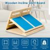Household Fitness 4-Level Adjustable Incline Stretch Board with Anti-Skid Surface - As pic show - Yoga Supplies