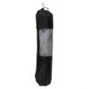 Breathable and Portable Yoga Mat Bag with Adjustable Shoulder Straps - Black