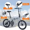 20" Folding City Bike Aluminum Frame 8 Speed Folding Bike - as Pic