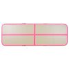 Inflatable Gymnastics Mat with Pump 118.1"x39.3"x3.9" PVC Pink - Pink