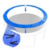 14ft Trampoline Pad Blue /14mm Foam - US
