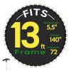 12ft Trampoline Mat w/ 72 Rings - US