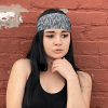 Extra-Wide Sport and Fitness Sweat-Wicking Headband - Black