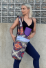 Yoga Mat Carrying Tote Bag with Large Pockets - Exotic Saffron