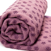 The Anti-Skid Hot Yoga Towel - Sweat Absorbent, Non-Slip Bikram, Kundalini, Hot Yoga Mat Size Towel with Grip Dots - Light Purple