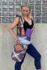 Yoga Mat Carrying Tote Bag with Large Pockets - Exotic Saffron